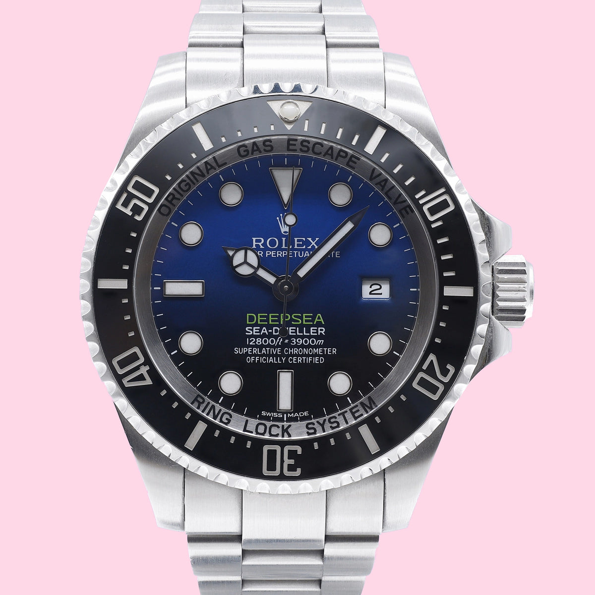 Rolex Sea-Dweller Deepsea 116660 Black Dial on Stainless Steel 2013