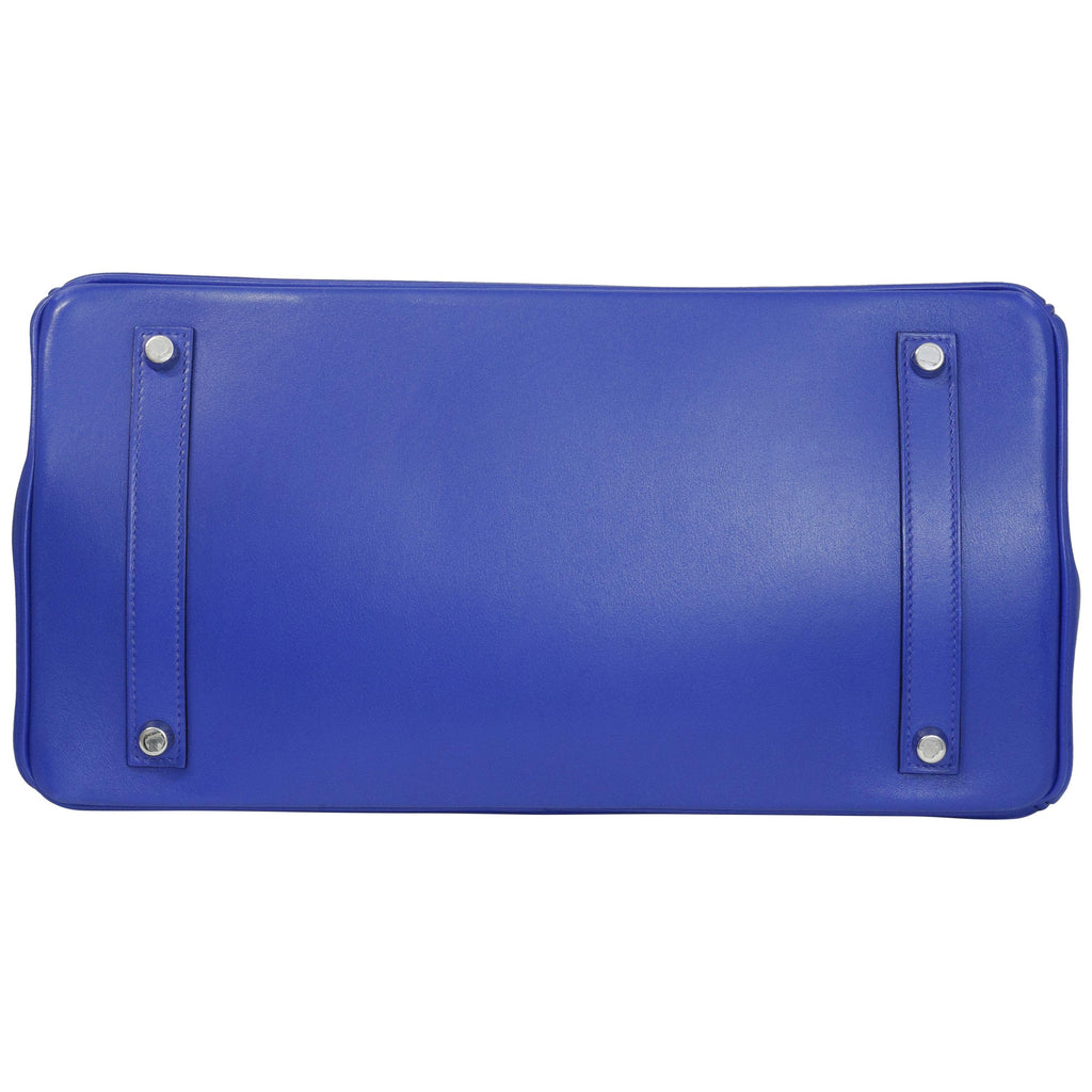 Hermès Birkin 35 Le Tournay Bleu Royal Swift Palladium Hardware 2019