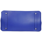 Hermès Birkin 35 Le Tournay Bleu Royal Swift Palladium Hardware 2019