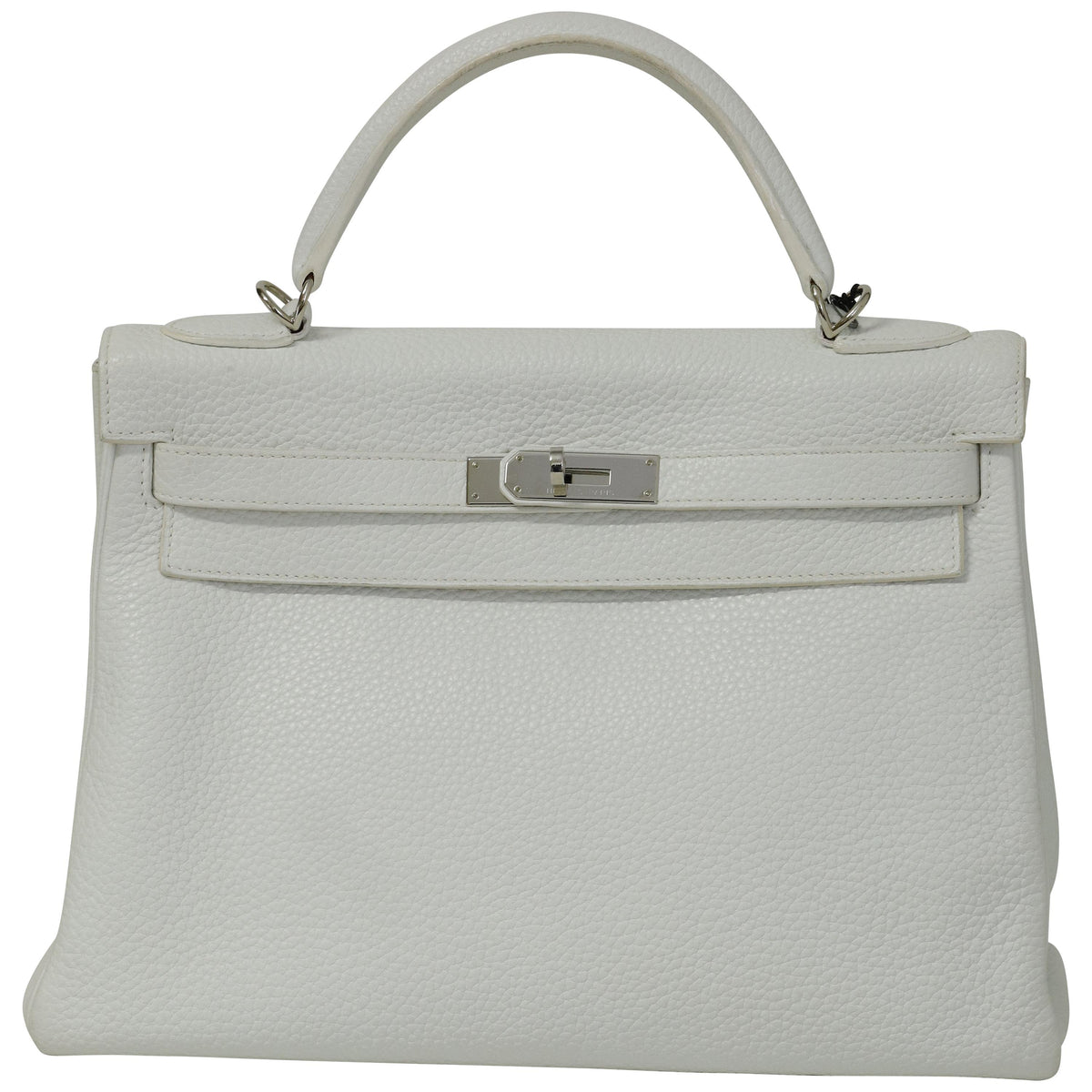 Hermès Kelly 32 Blanc Togo Palladium Hardware 2018