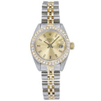 Rolex Datejust Lady 6917 Champagne Stick Dial on Jubilee 1983