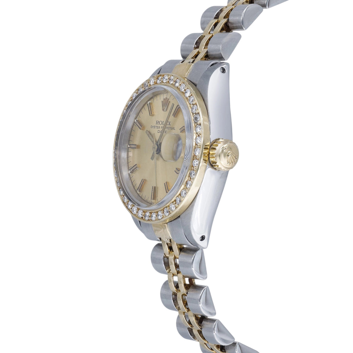 Rolex Datejust Lady 6917 Champagne Stick Dial on Jubilee 1983