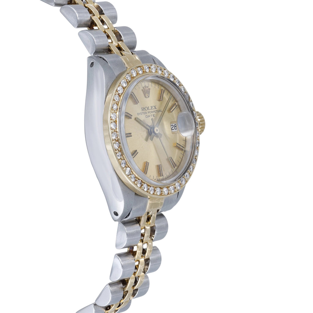Rolex Datejust Lady 6917 Champagne Stick Dial on Jubilee 1983
