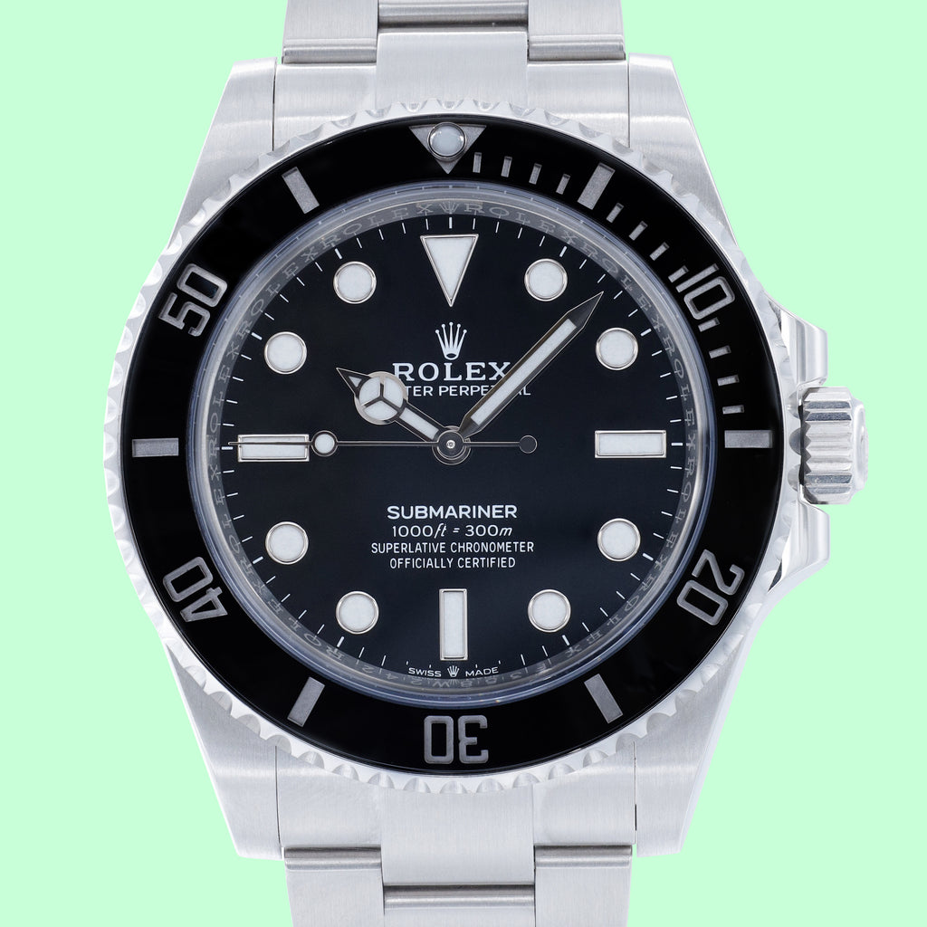 Rolex Submariner 124060 Black Dial on Oyster 2021