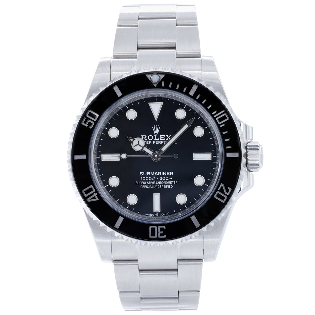 Rolex Submariner 124060 Black Dial on Oyster 2021