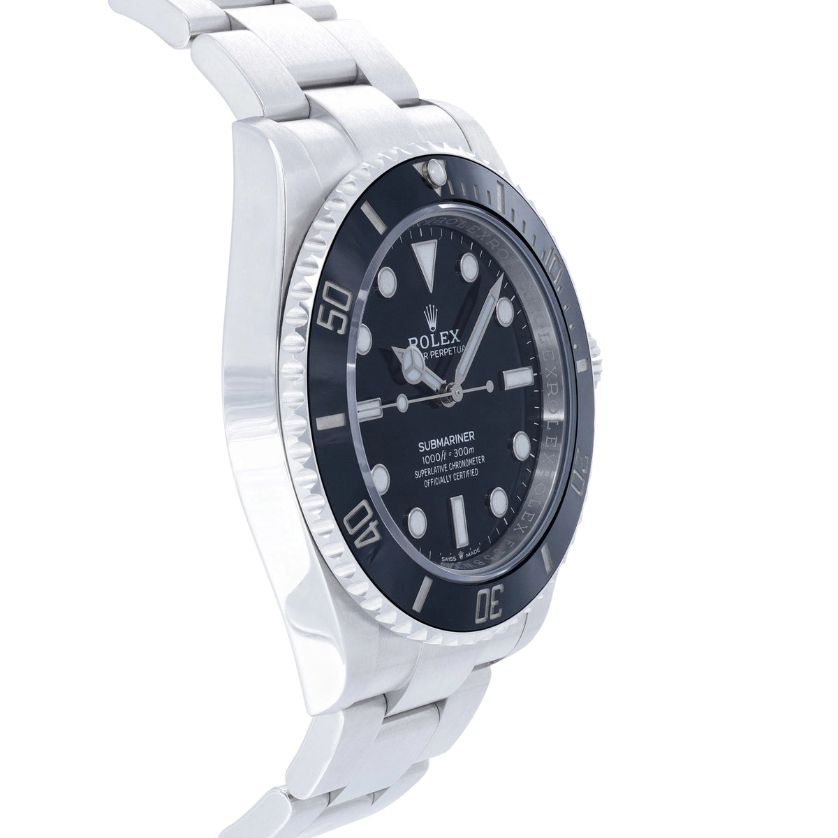 Rolex Submariner 124060 Black Dial on Oyster 2021
