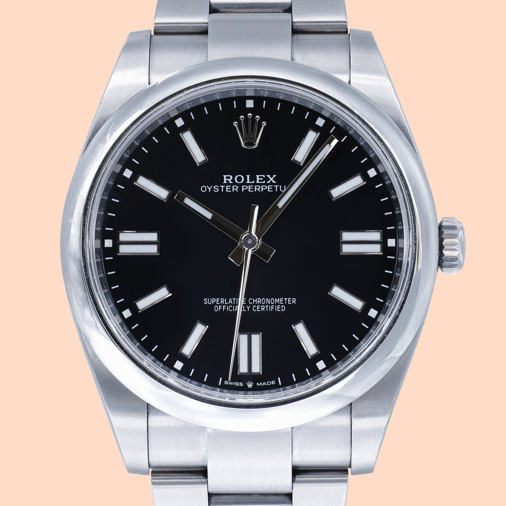 Rolex Oyster Perpetual 124300 Black Dial on Oyster 2020