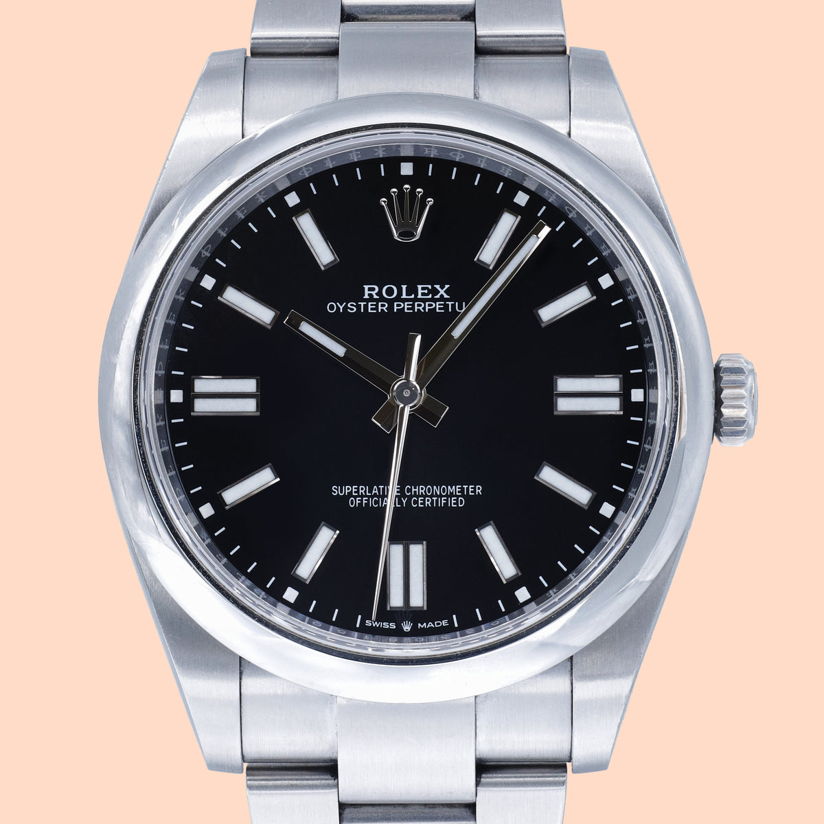 Rolex Oyster Perpetual 124300 Black Dial on Oyster 2020