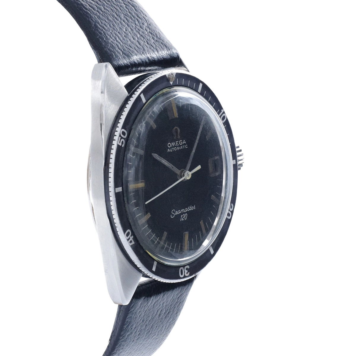 Omega Seamaster 120 M 136.027 Black Leather