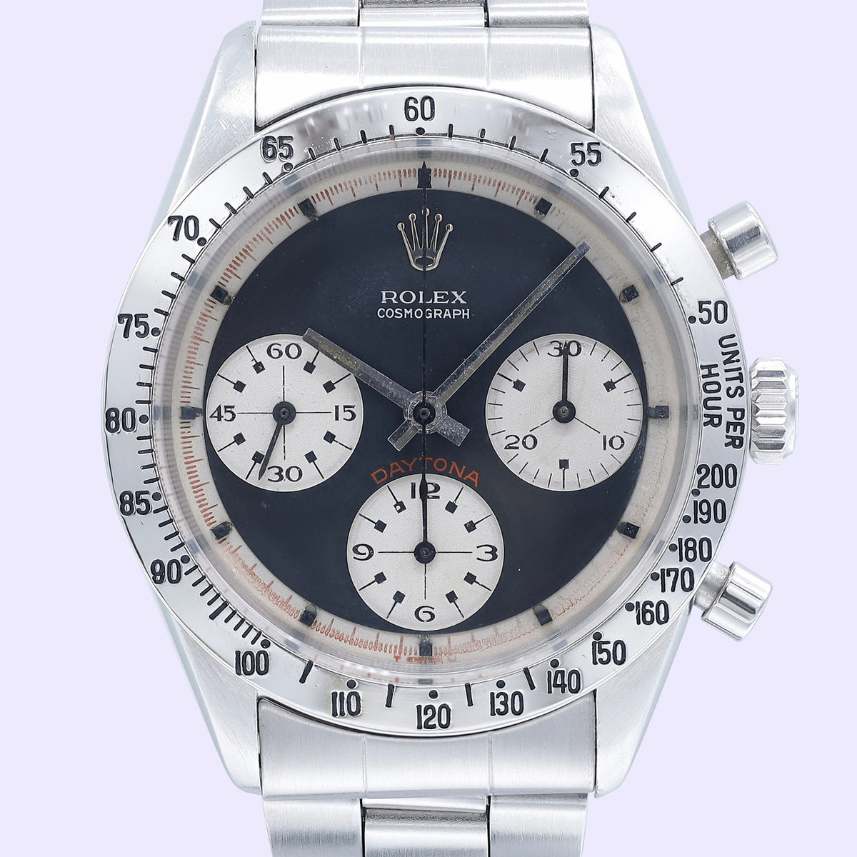 Rolex Daytona 6239 Black Dial on Stainless Steel 1967