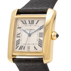 Cartier Tank Française 1840 Silver Dial on Leather 2003