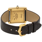 Cartier Tank Française 1840 Silver Dial on Leather 2003