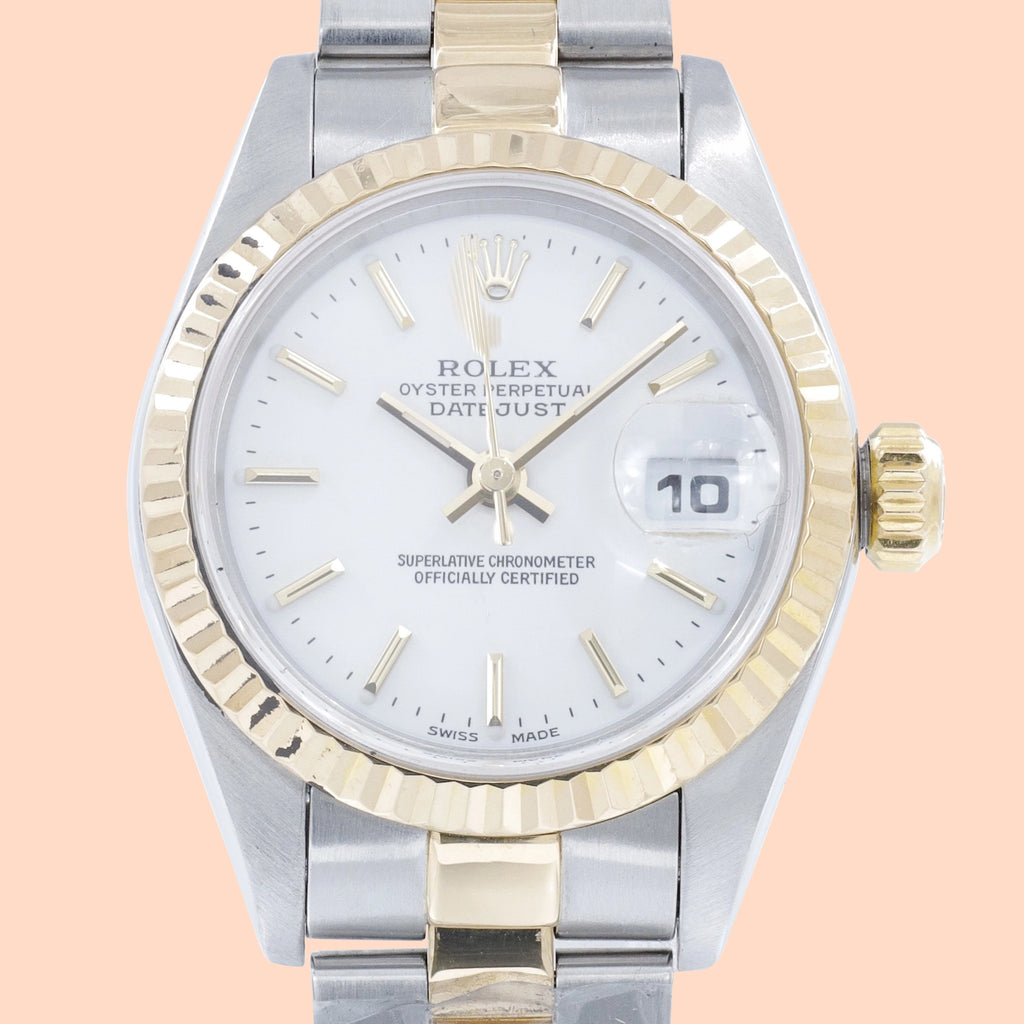 Rolex Lady-Datejust 79173 White Dial on Oyster 2000