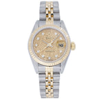 Rolex Lady-Datejust 69173 Champagne Dial on Jubilee 1998