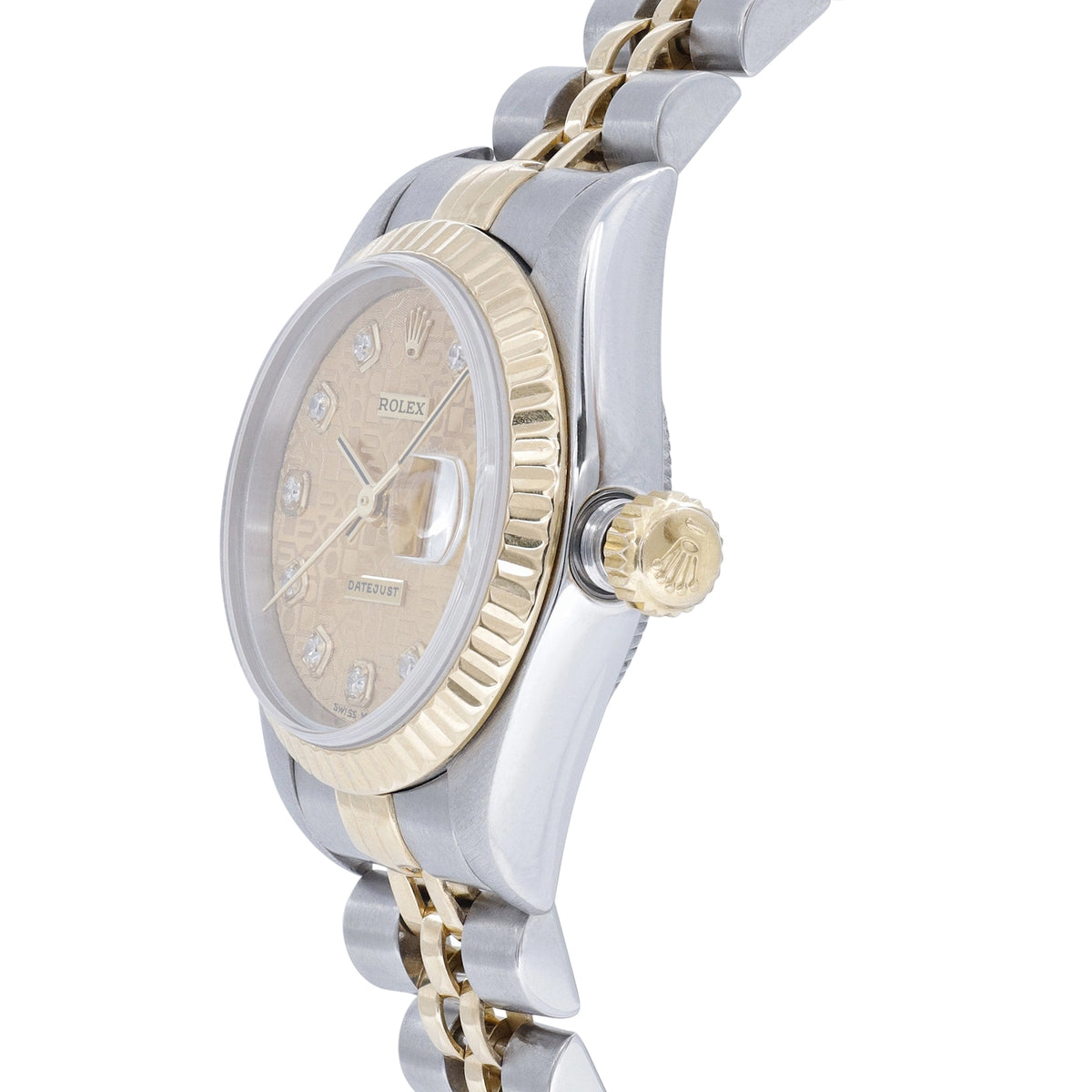 Rolex Lady-Datejust 69173 Champagne Dial on Jubilee 1998