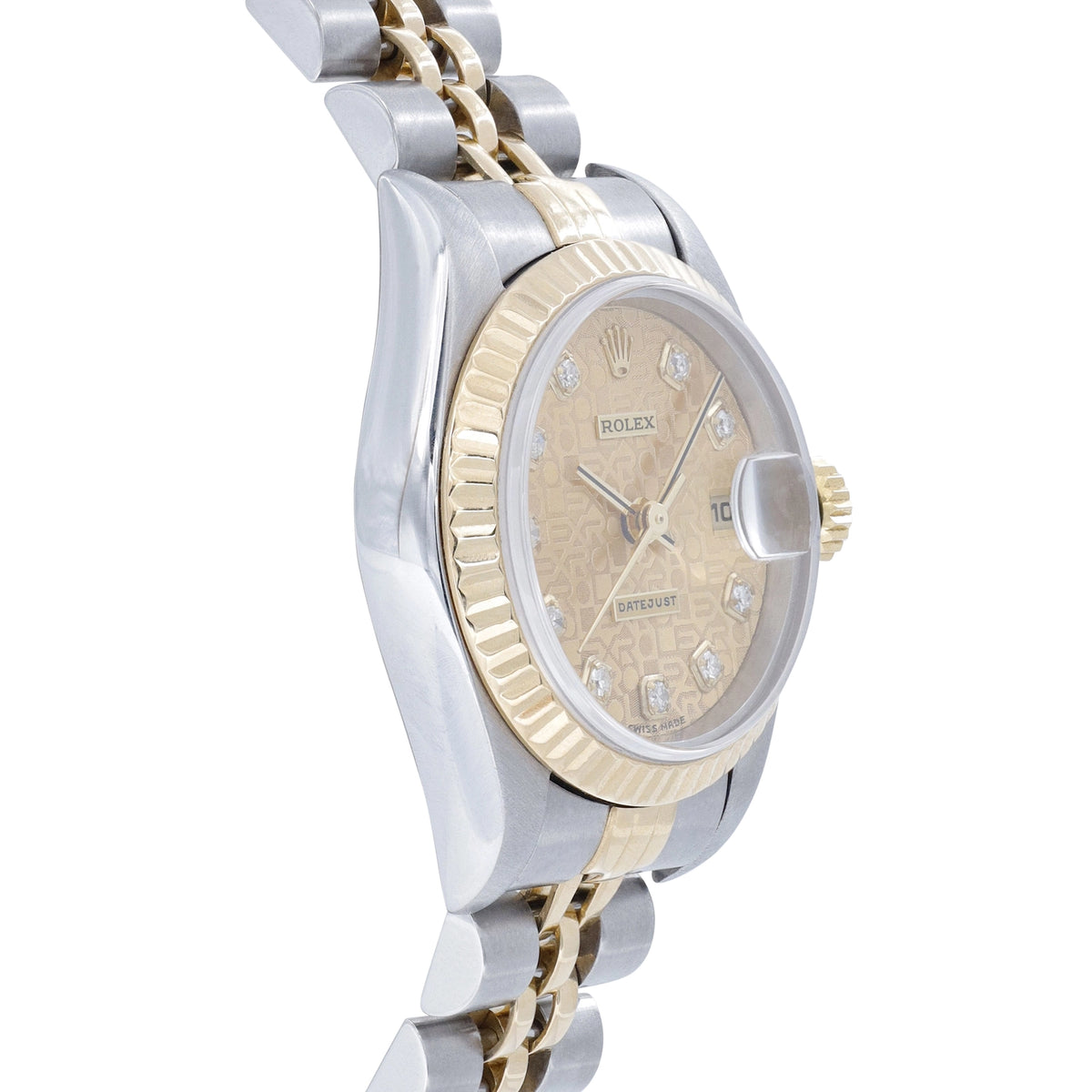Rolex Lady-Datejust 69173 Champagne Dial on Jubilee 1998
