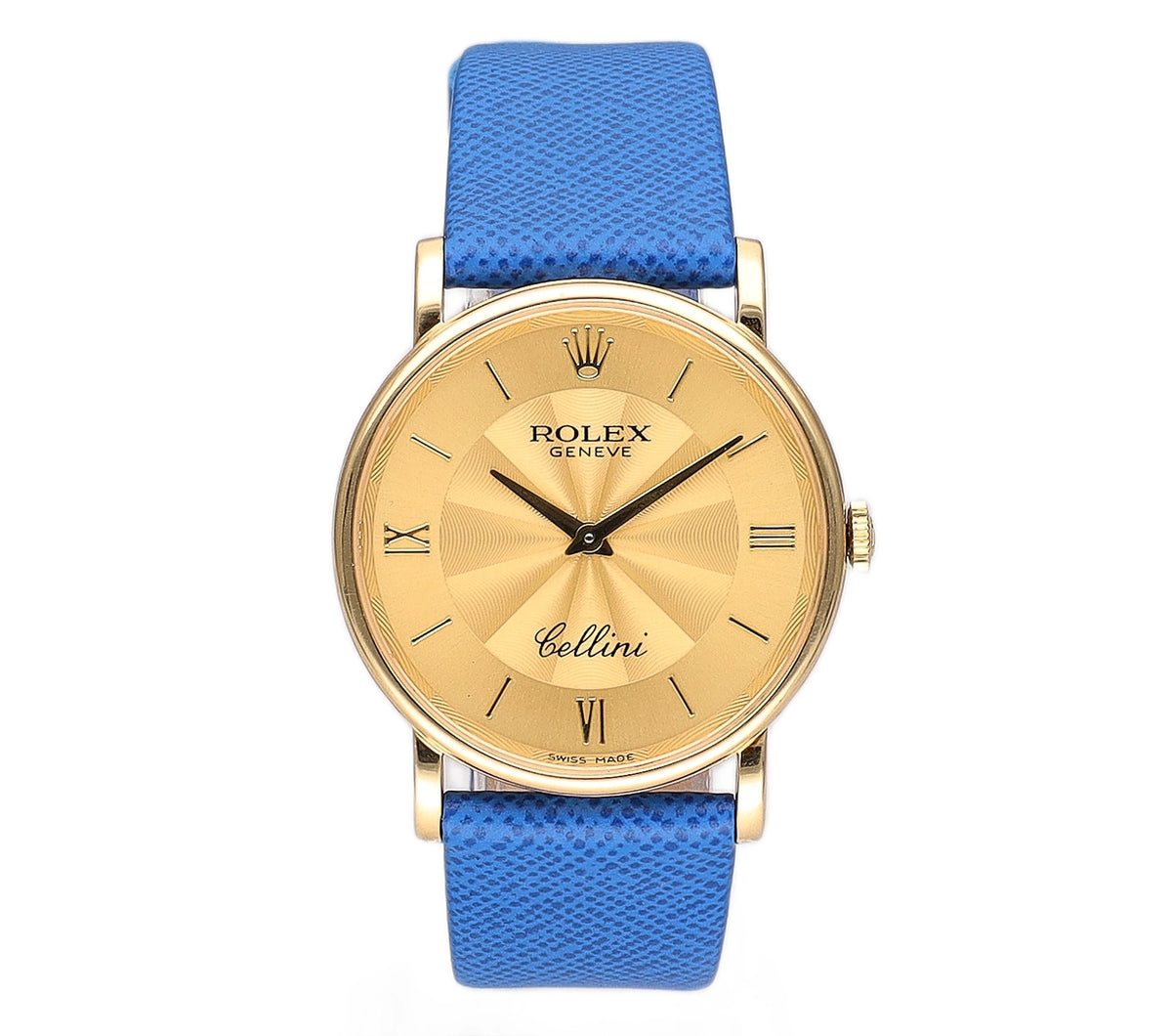 Rolex Cellini 5115 Champagne Dial on Leather 2001