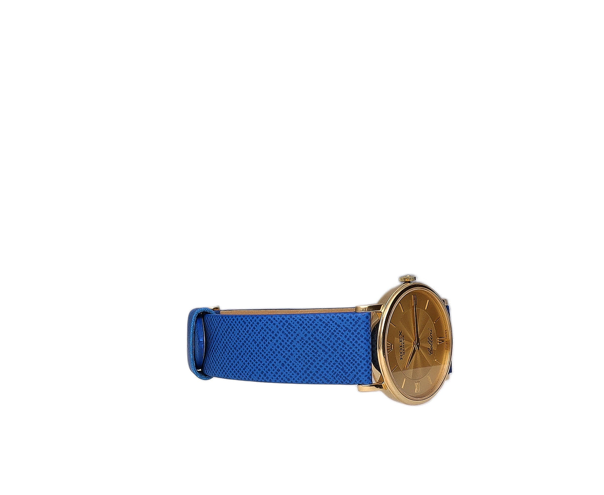 Rolex Cellini 5115 Champagne Dial on Leather 2001