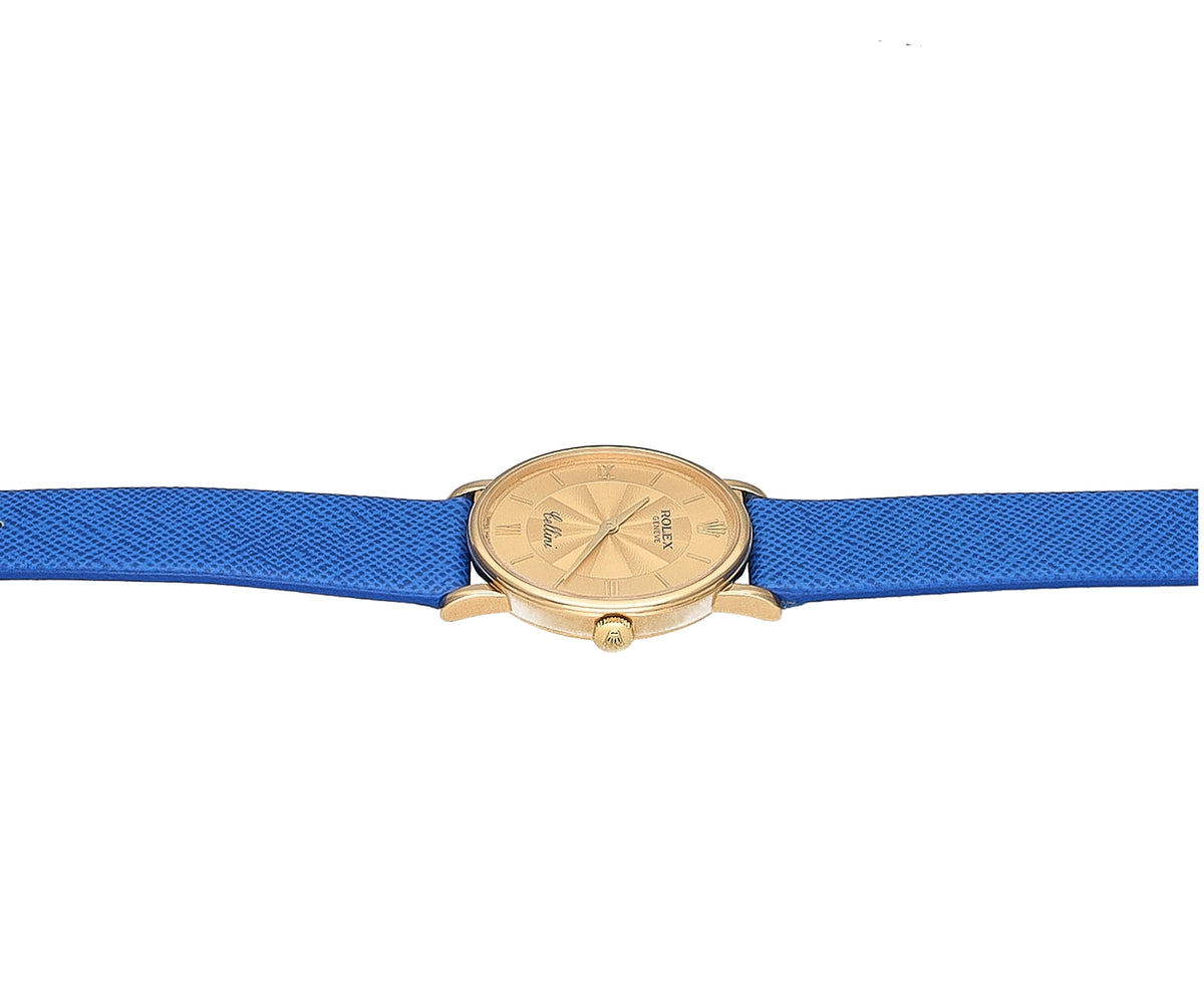 Rolex Cellini 5115 Champagne Dial on Leather 2001