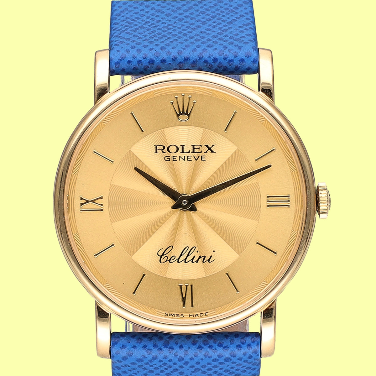 Rolex Cellini 5115 Champagne Dial on Leather 2001