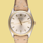 Rolex Air King 5501 Silver Dial on Leather 1967