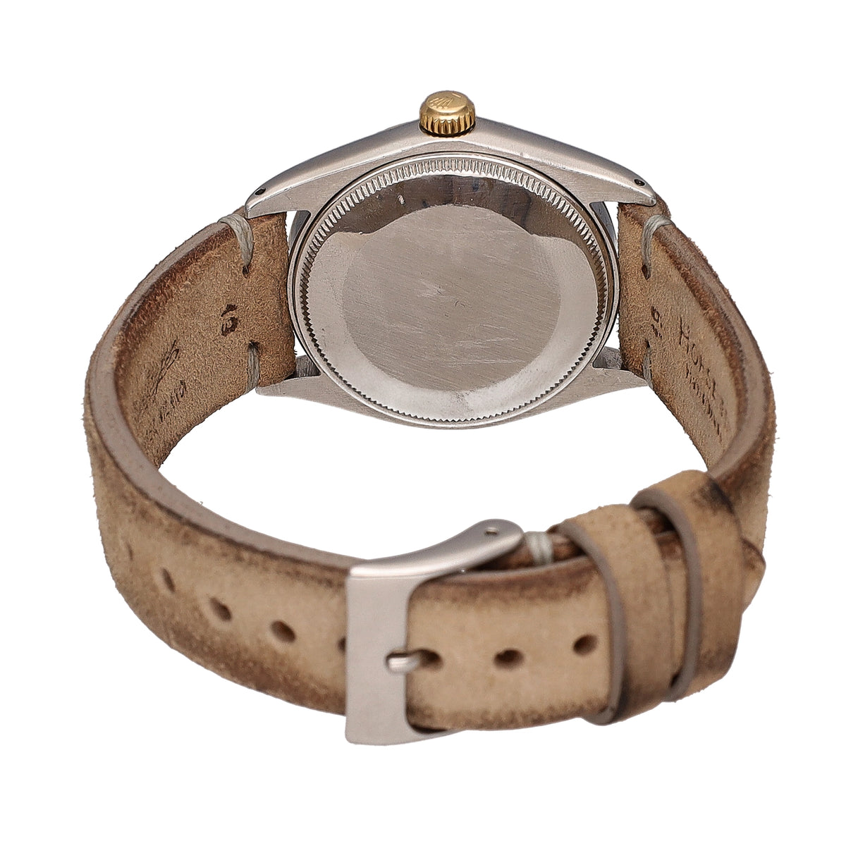 Rolex Air King 5501 Silver Dial on Leather 1967
