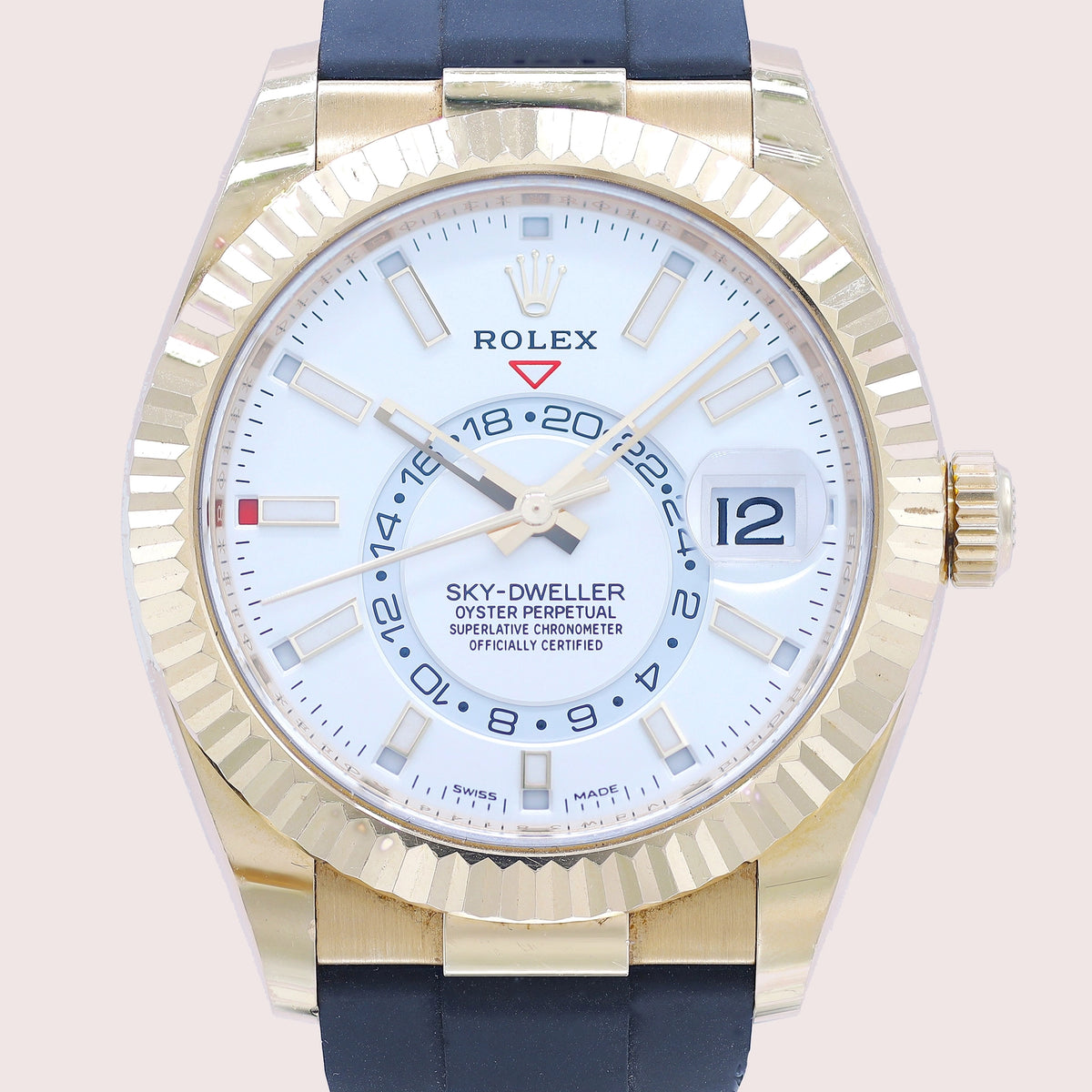 Rolex Sky-Dweller 326238 White Dial on Rubber 2021