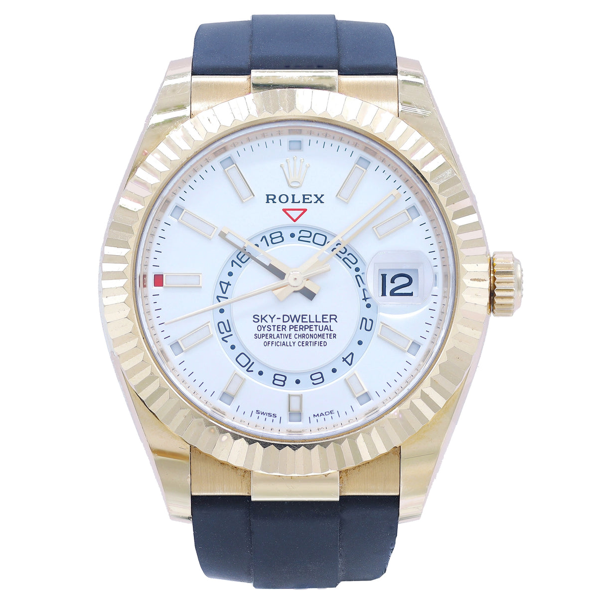 Rolex Sky-Dweller 326238 White Dial on Rubber 2021