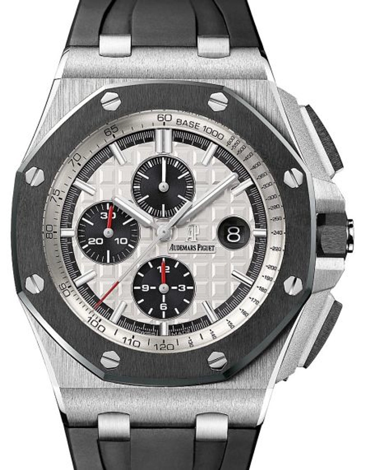 Audemars Piguet Royal Oak Offshore Chronograph 26400SO.OO.A002CA.01 Silver Dial on Rubber Strap 2020